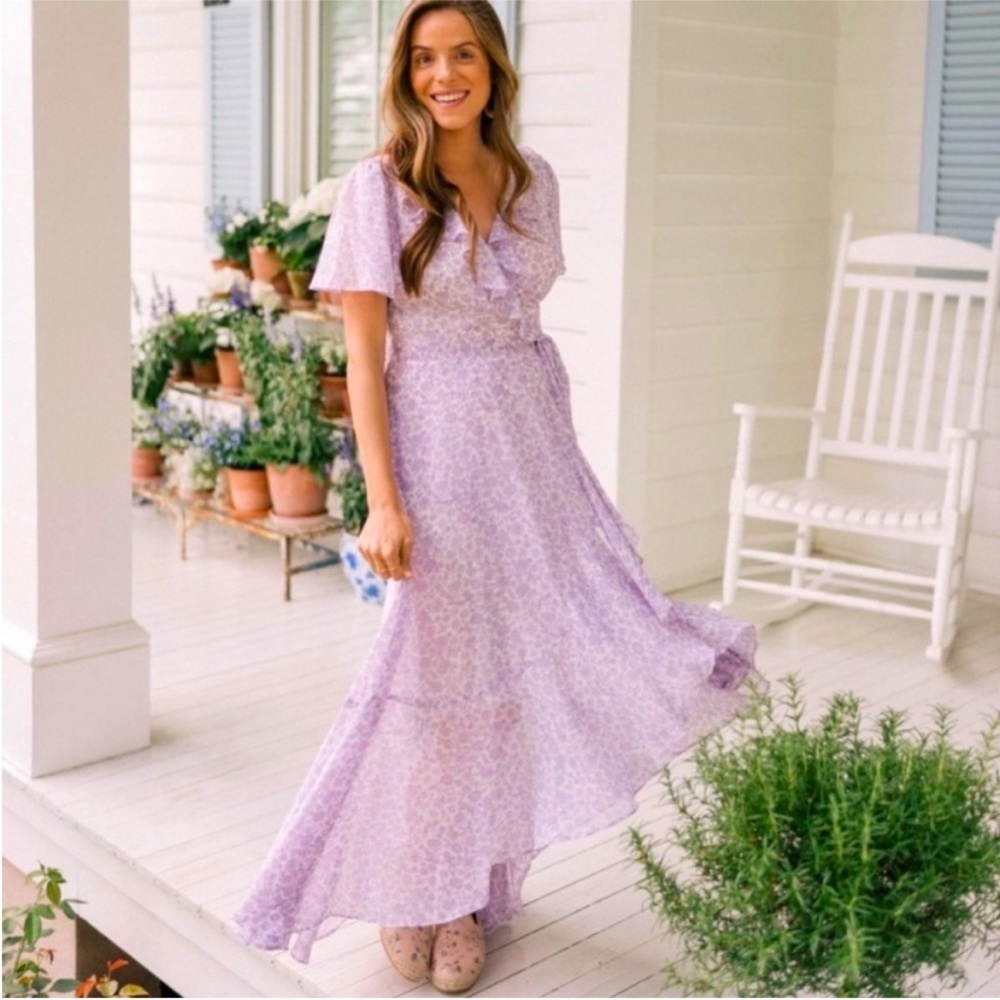 Gal meets glam Sophie lilac floral